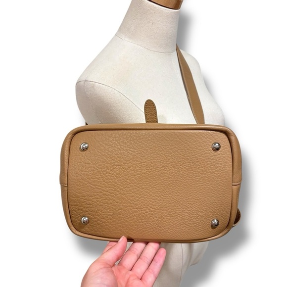 Meli Melo Rose Thela Cafe Latte Brown Leather Boho Hobo Purse Bag - Picture 6 of 16